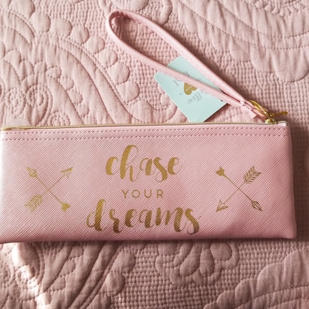Chase Your Dreams Makeup Bag/Clutch/Case